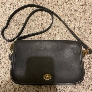 Vintage leather Coach purse